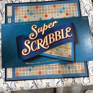 Winning Moves Hasbro Super Scrabble Board game new sealed 2004